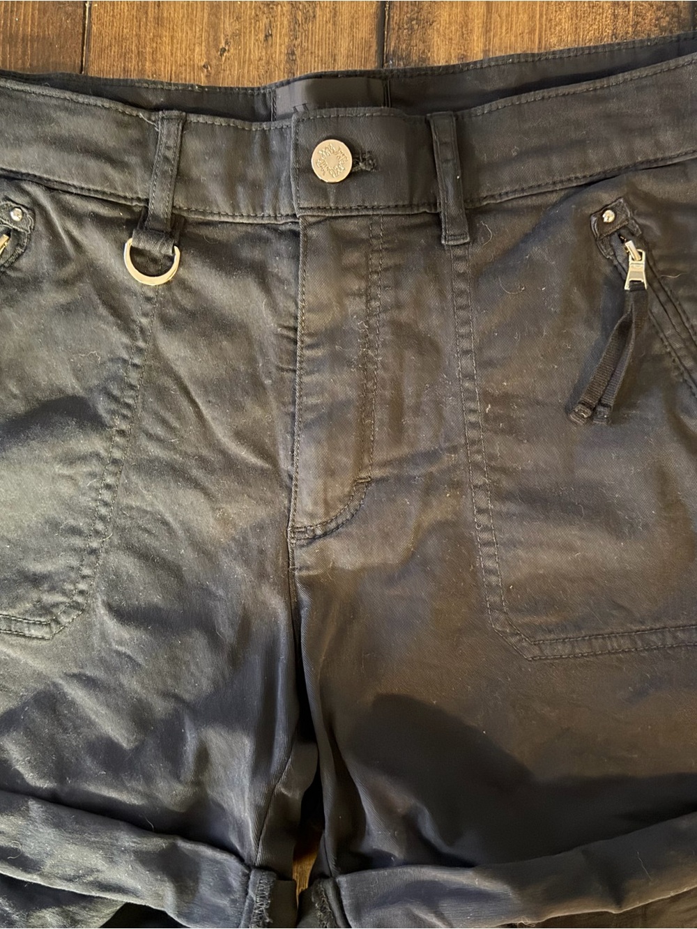 White House Black Market Black Cargo Shorts